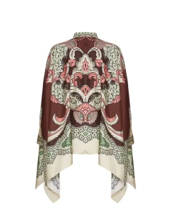 Foulard ShirtPortal Placée Brown in Silk Twill