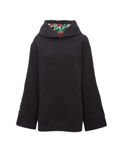 Girlfriend HoodieSolid Black in Jersey