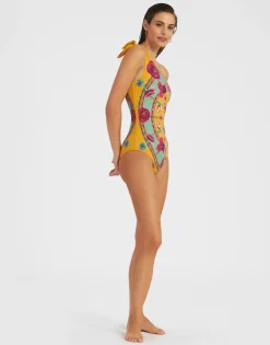 Goddess SuitZodiac Plac&eacute;e Marigold in Supreme Lycra