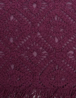 Hand PochettePlaza Purple in Macramé