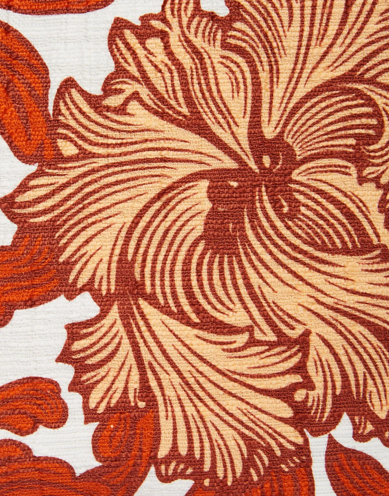 Hand PochetteReef White in Shot Cotton