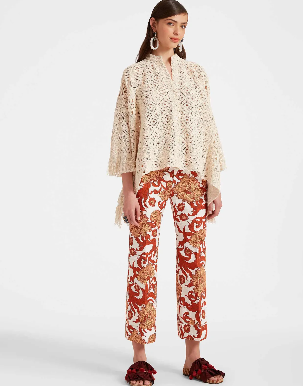 Hendrix PantsReef White in Shot Cotton