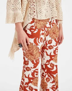 Hendrix PantsReef White in Shot Cotton