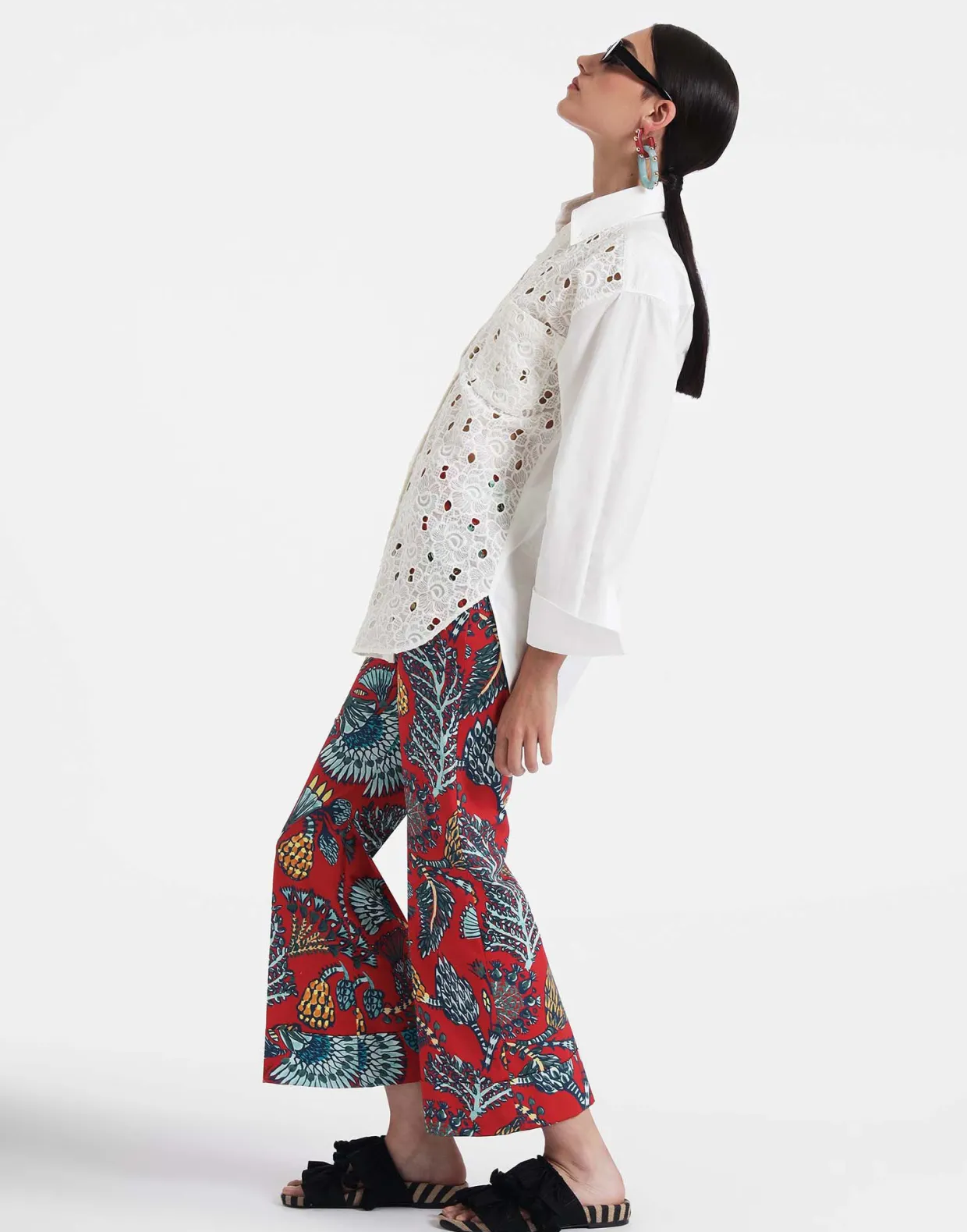 Hendrix PantsSicomore Red in Heavy Stretch Cotton