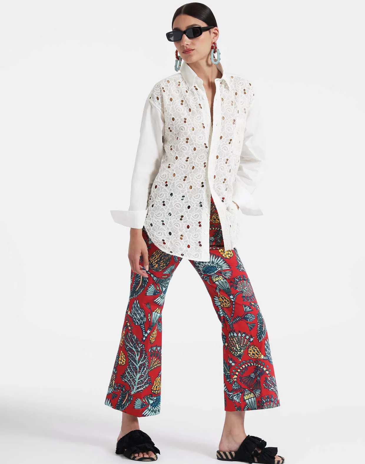 Hendrix PantsSicomore Red in Heavy Stretch Cotton