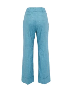 Hendrix PantsSolid Light Blue in Shot Cotton