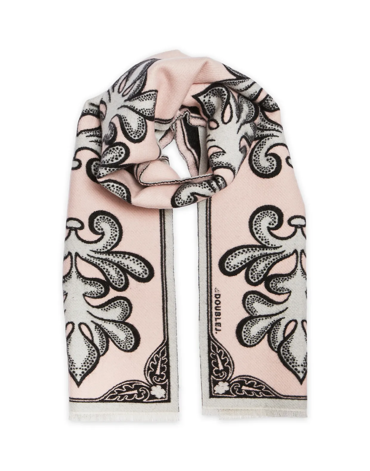 Herald ScarfHerald Light Pink in Wool Silk