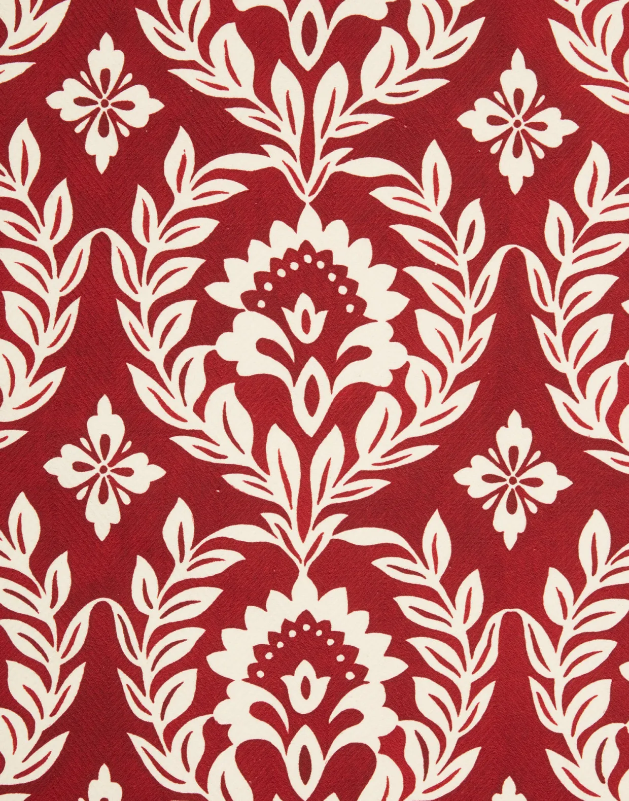 Herringbone RunnerGarland Bordeaux in Cotton Chevron