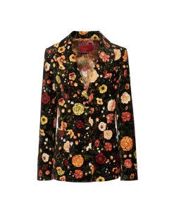 24/7 JacketBotticelli Black in Cotton Velvet