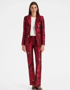 24/7 JacketRuby Red in Jacquard