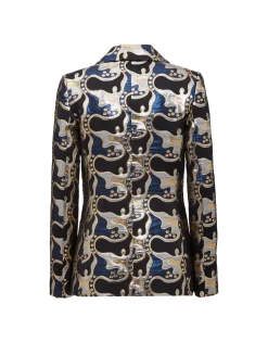 24/7 JacketSpritz Blu in Jacquard