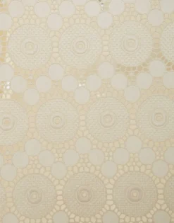 Jackie ShirtEvil Eye Ivory in Macrame
