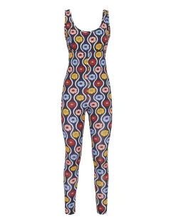 Jazzercize SuitWhitsun Mini Blue in Skinny Jersey