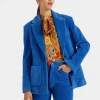 Kelly JacketSolid Light Blue in Velvet Corduroy