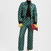 La Comasca Puffer BomberWinter Sun Emerald in Jacquard