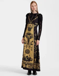 La Favorita DressBoboli Plac&eacute;e Black in Silk