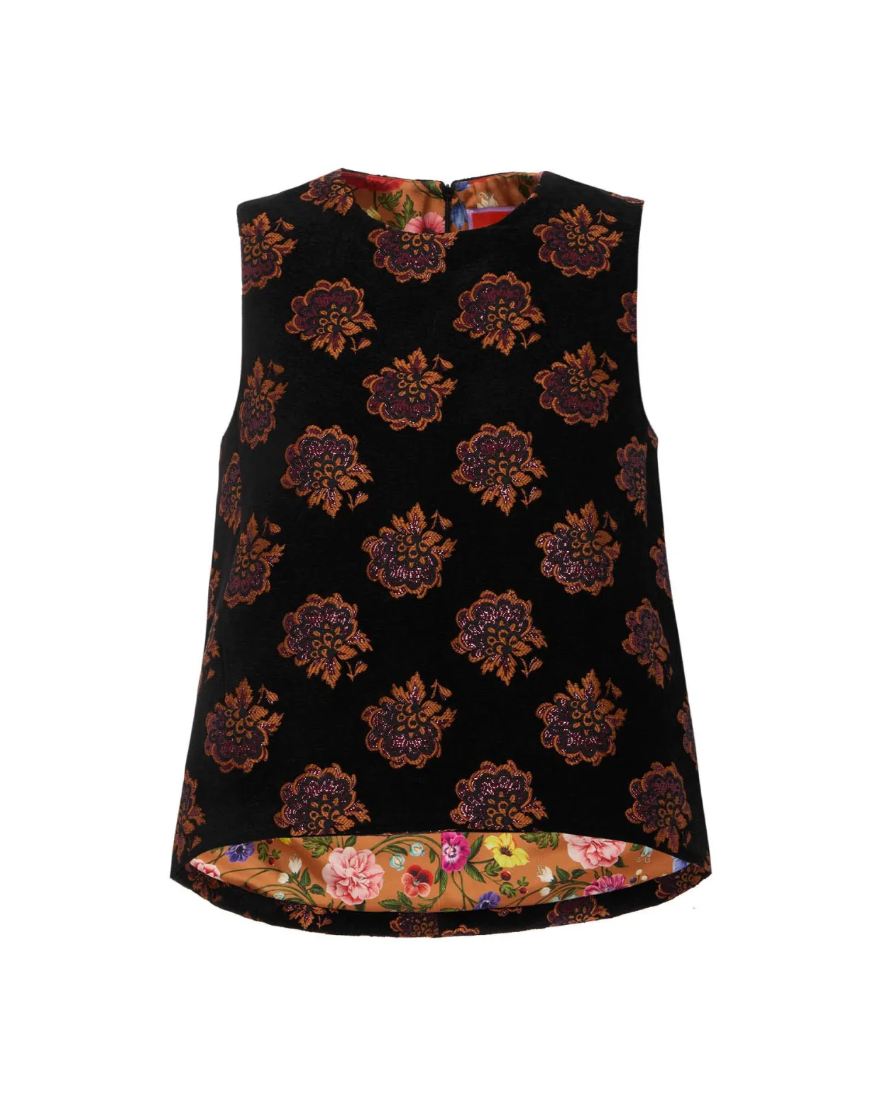 La Scala TopRosette Black in Jacquard