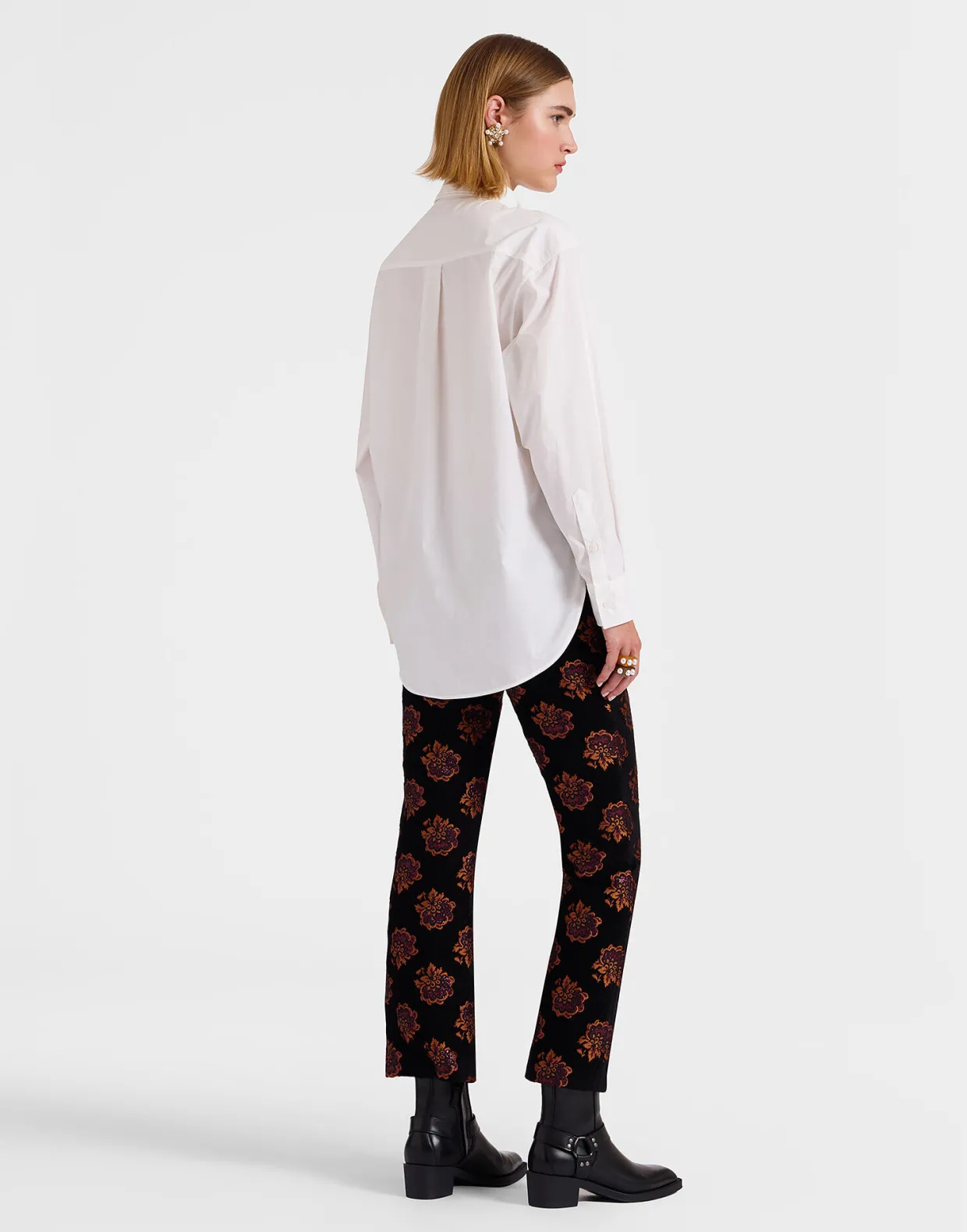 Lacey Better Than Your Boyfriend's ShirtSolid Ivory in Sangallo