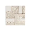 Lacey Medium TableclothSolid White Smoke in Embroidered Cotton