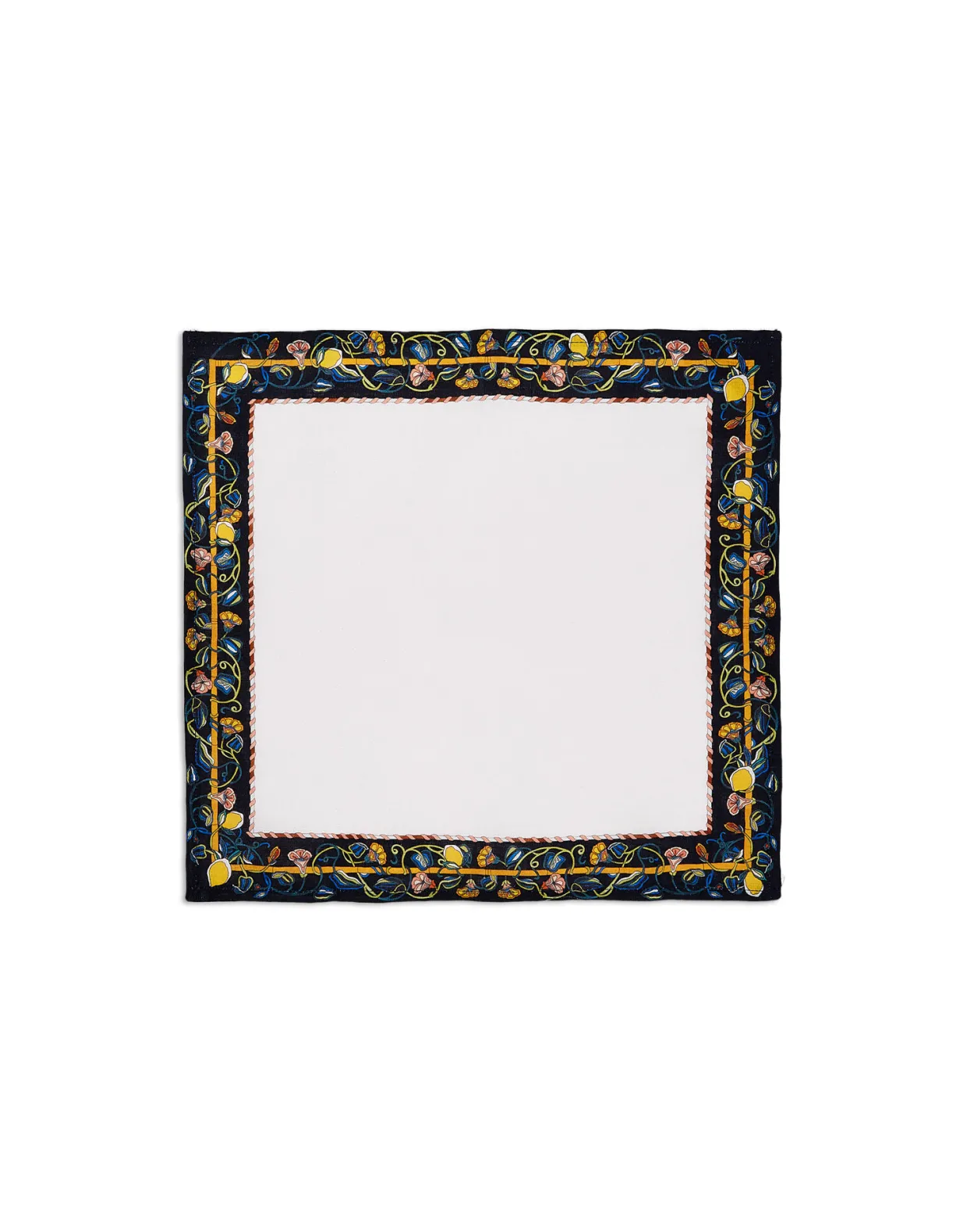 Large Napkins Set Of 2Borboni Blue in Linen