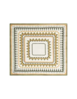 Large Napkins Set Of 2Doric Placée Light Green in Linen