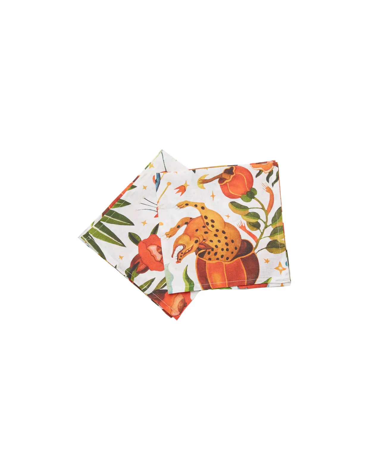 Large Napkins Set Of 2Jungle Book in Linen
