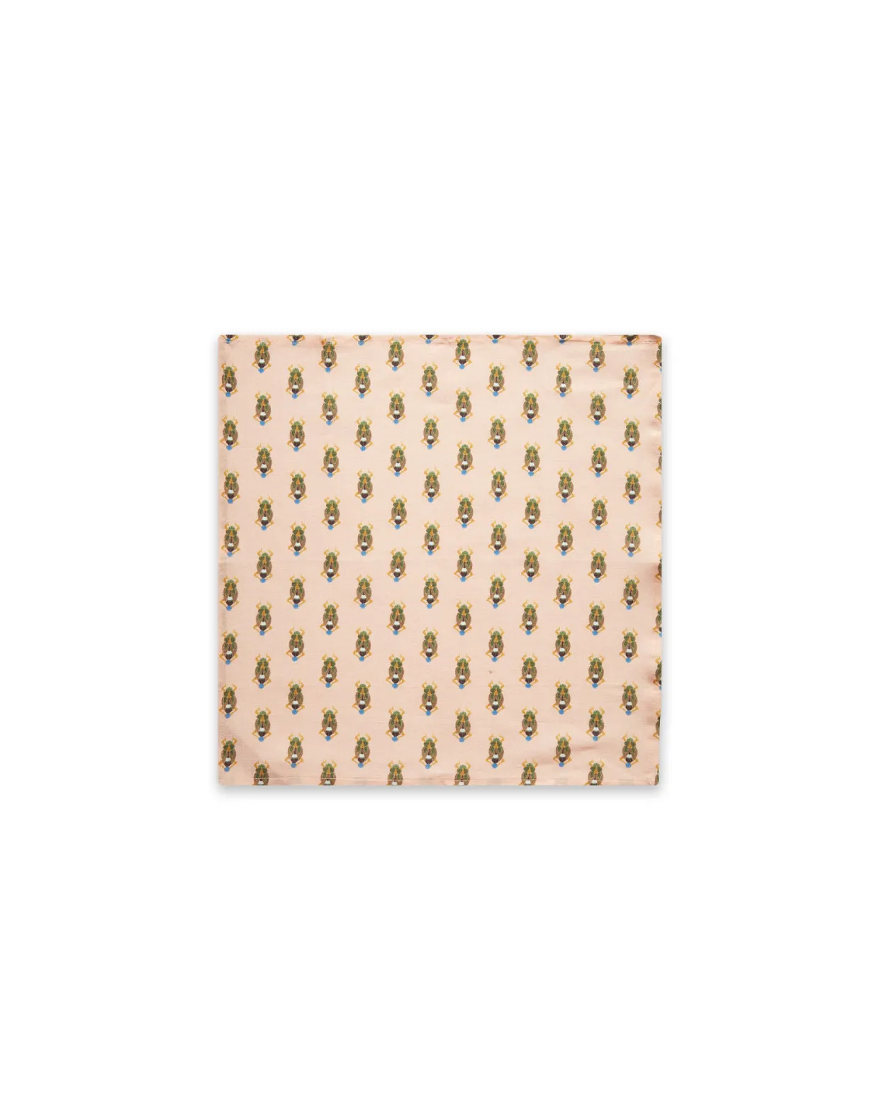 Large Napkins Set Of 2Pink Scarab in Linen