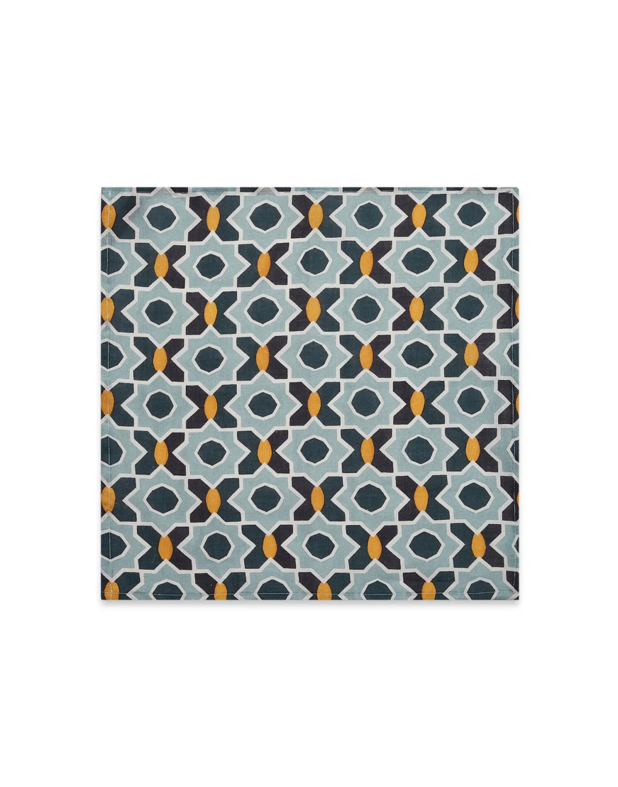 Large Napkins Set Of 2Plaza Small Light Blue in Linen