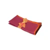 Large Napkins Set Of 2Rainbow Raspberry in Linen