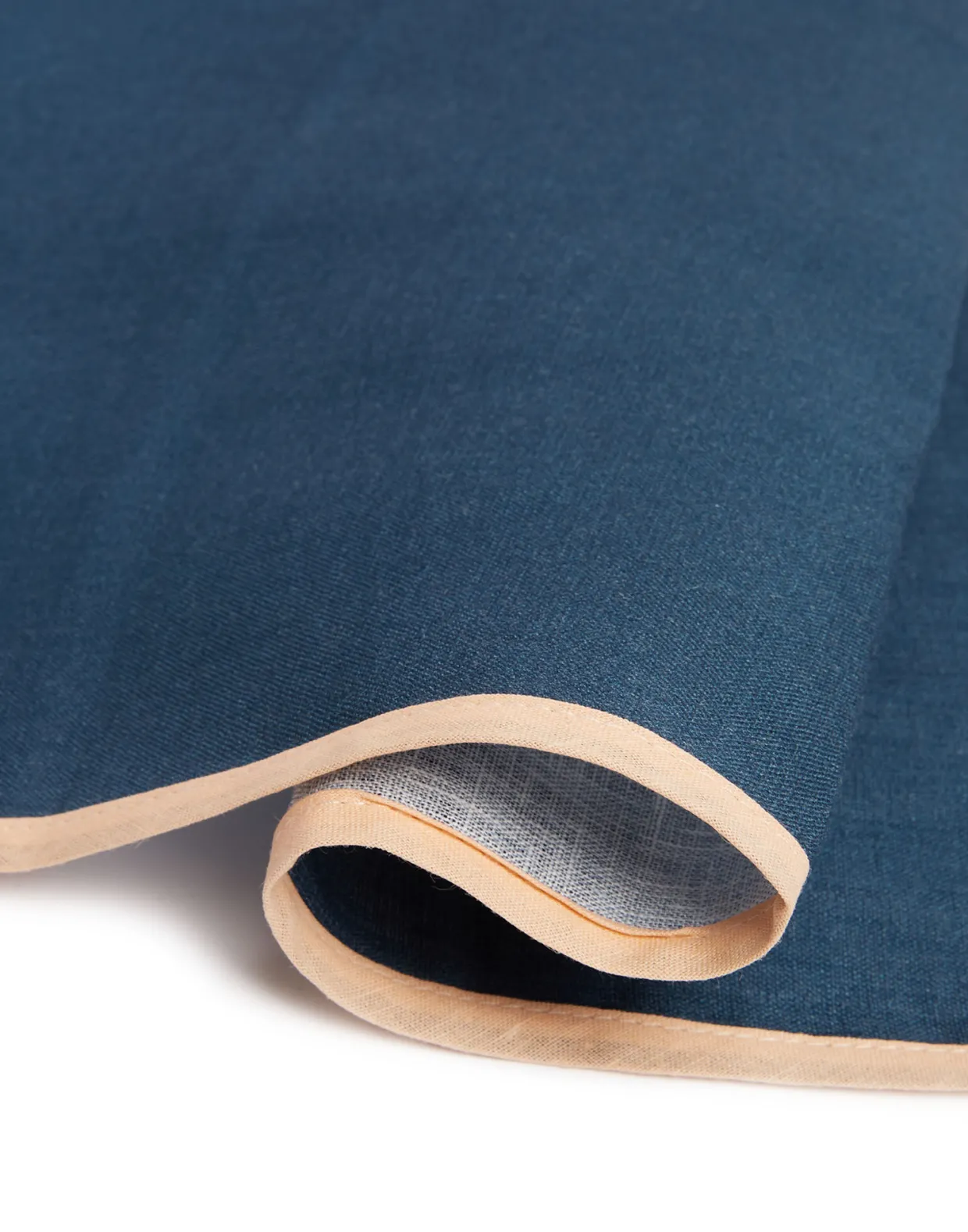 Large Napkins Set Of 2Rainbow Navy in Linen