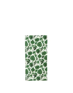Large Napkins Set Of 2Wildbird Verde Small in Linen