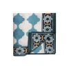 Large TableclothPlaza Sky Blue in Linen