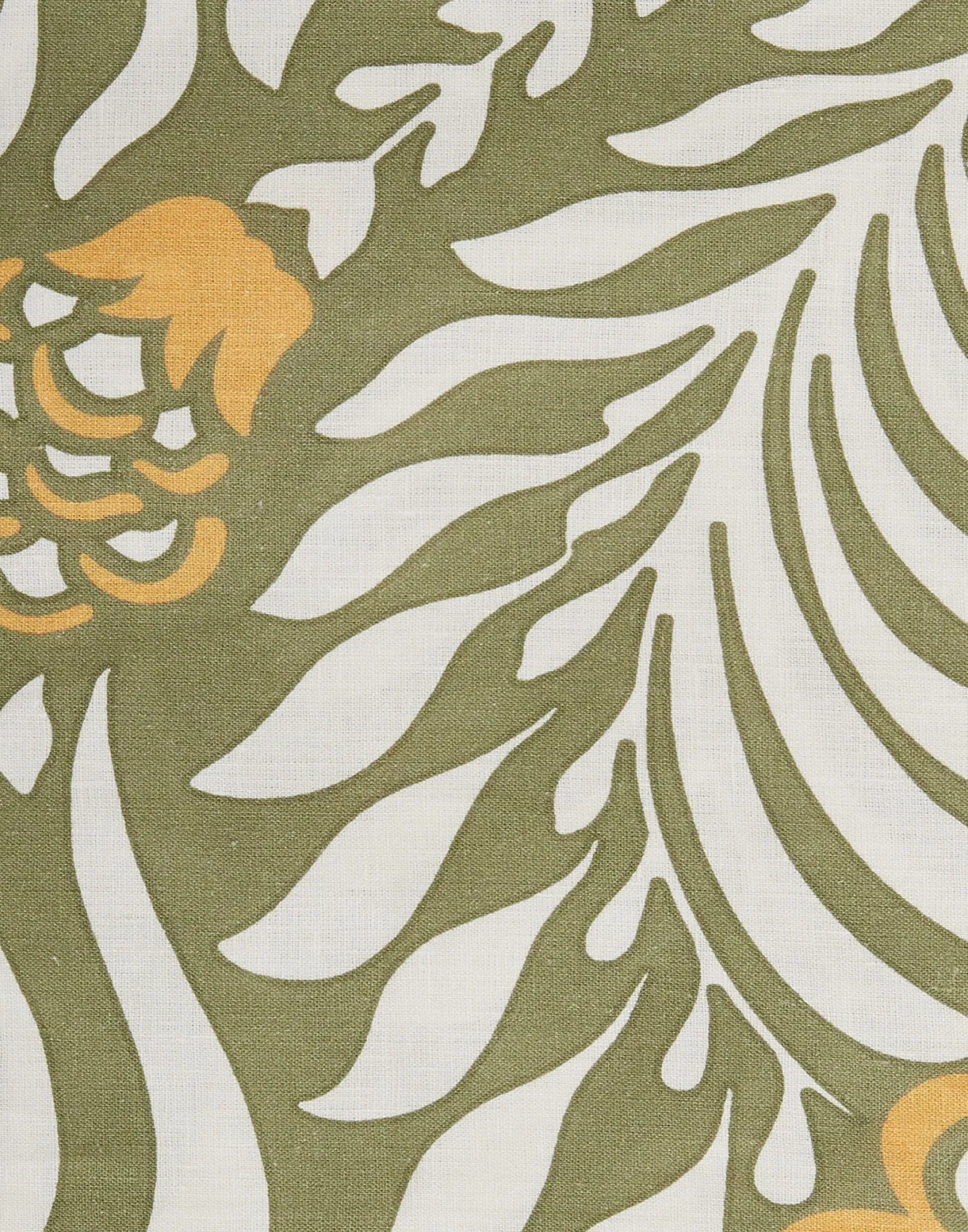 Large TableclothTudor Light Green in Linen