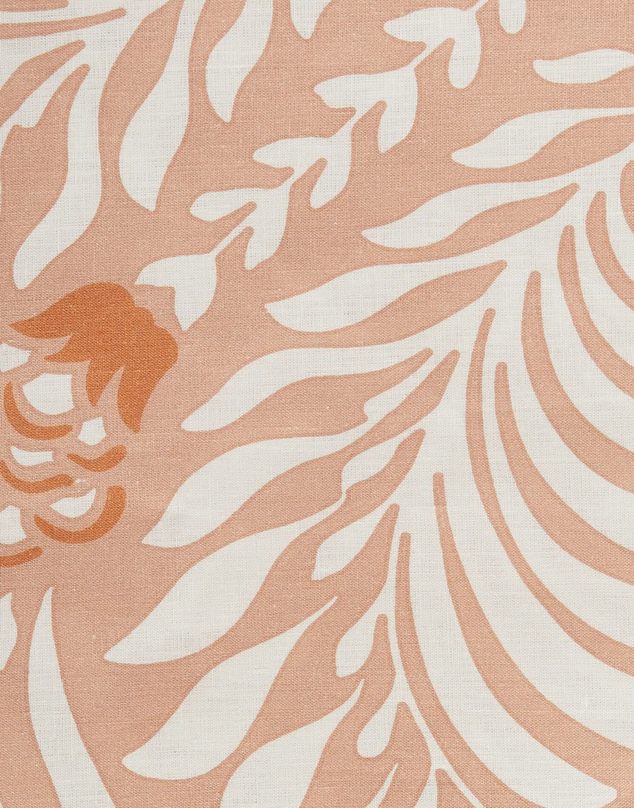 Large TableclothTudor Pink in Linen