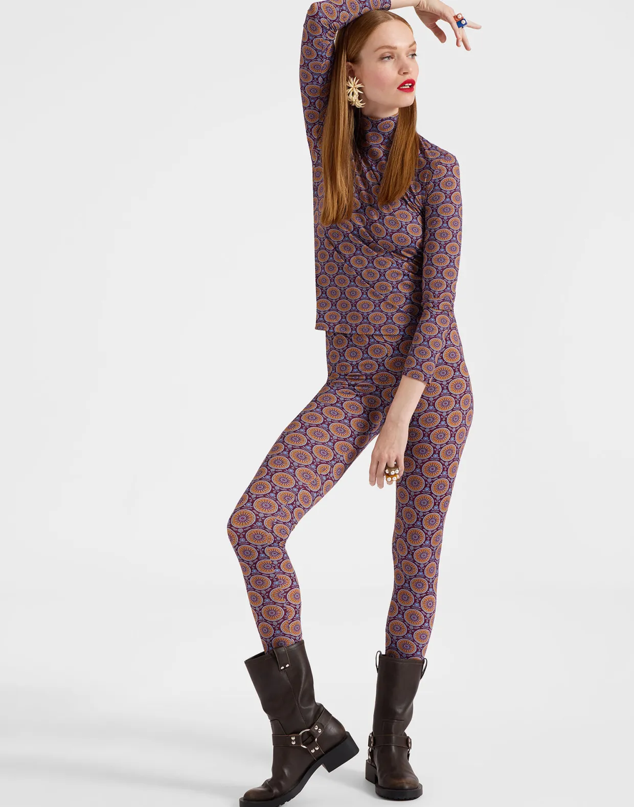 LeggingsSovereign Mini Purple in Skinny Jersey