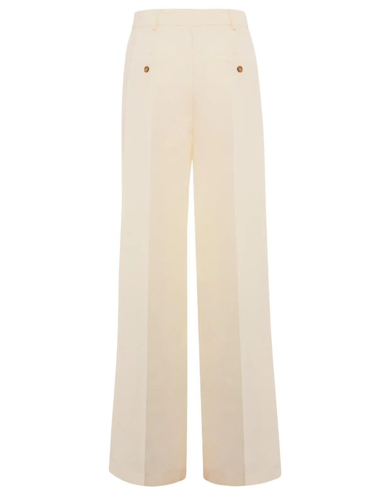 Let Loose PantsSolid Ivory in Cady Wool