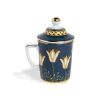 Lidded MugTyrrhenia Tulyps in Porcelain