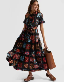 Long And Sassy DressVetrata Grande in Silk Twill