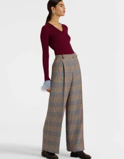 Loose PantsMoors Multicolor in Viscose Tailoring