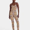 Magica CatsuitPalazzo Yellow in Jersey Stretch