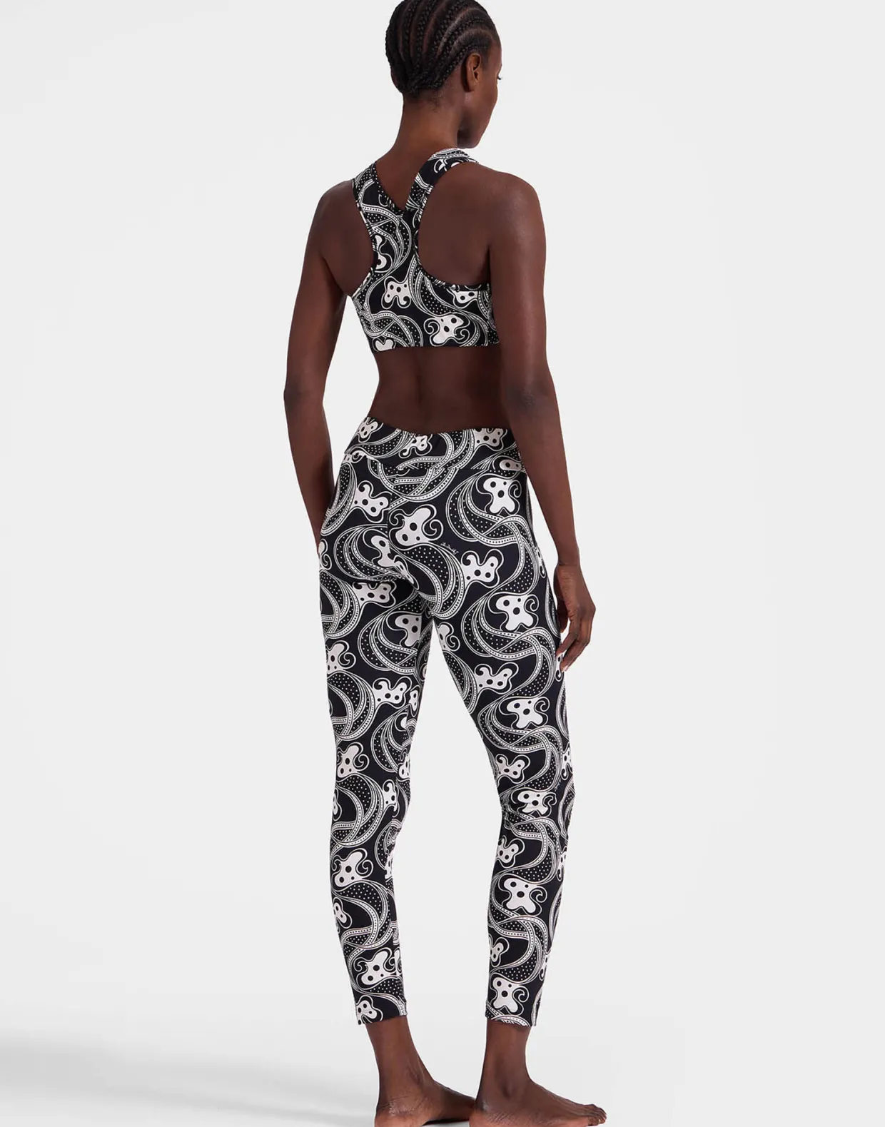 Magica LeggingsAperol Black & White in Jersey Stretch