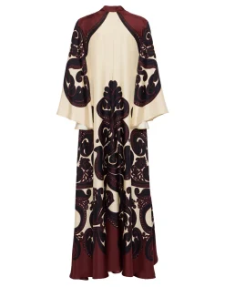 Magnifico DressCorsini Placée Cream in Silk Twill