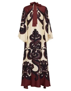 Magnifico DressCorsini Placée Cream in Silk Twill