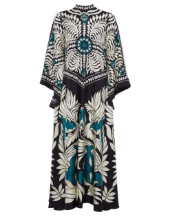 Magnifico DressMix Tiles Placée Black in Silk Twill