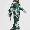 Magnifico DressMonstera in Silk Twill