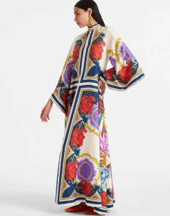 Magnifico DressTaormina Placée Rust in Twill Silk