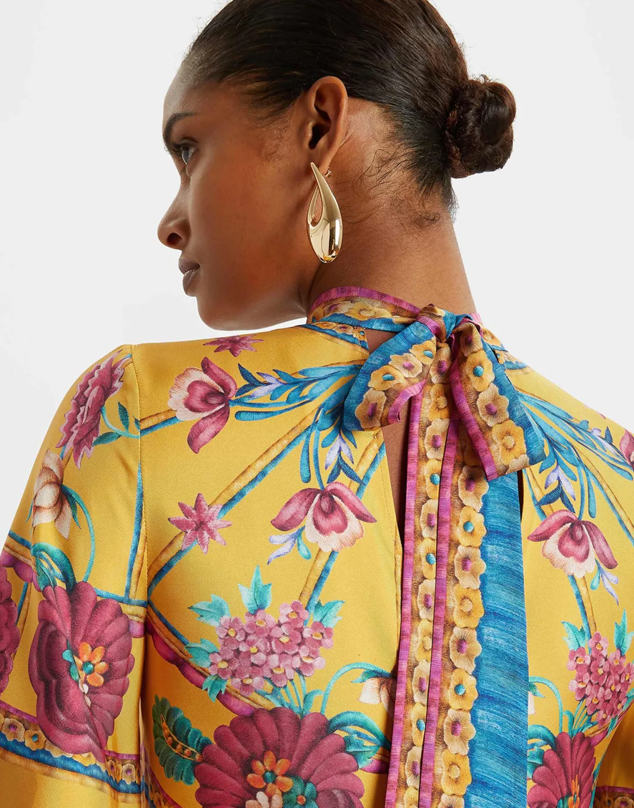 Magnifico DressZodiac Placée Marigold in Silk Twill