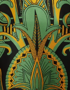 Magnifico Midi DressThe Nile Placée Black in Silk Twill