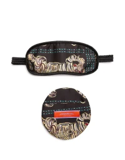Mask CaseTiger Tiles Black Small in Twill