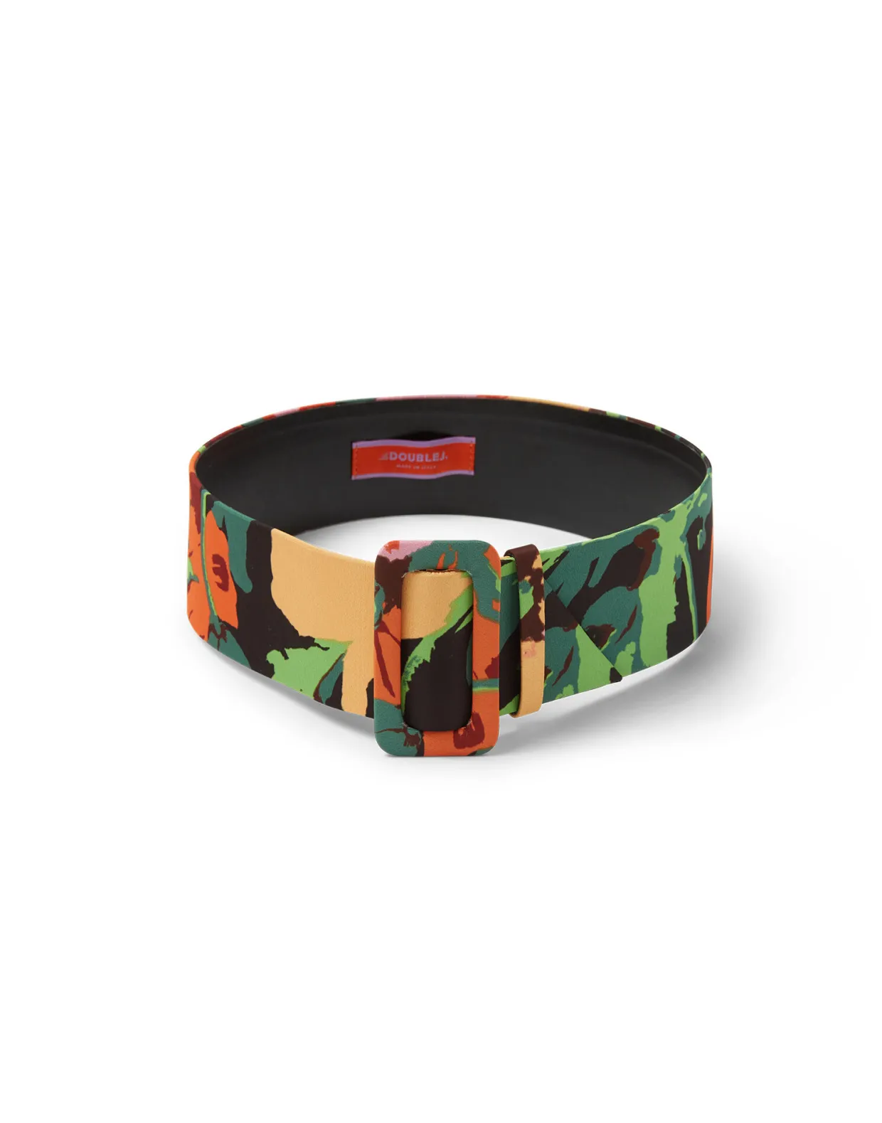 Medium BeltWonderland Black in Light Faille